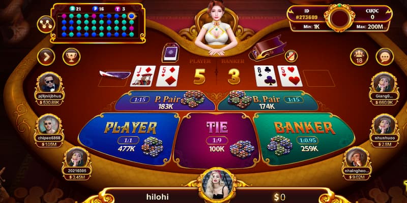 Quy tắc tính điểm của game bài Baccarat Sunwin